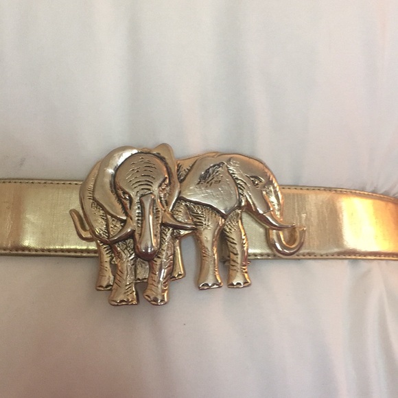 elephant belt buckle